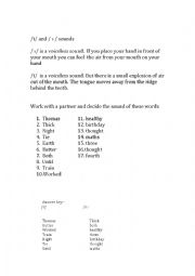 English Worksheet: Sounds 