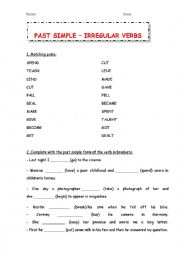 Past simple - Irregular verbs