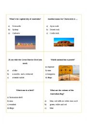 Quiz about Australia