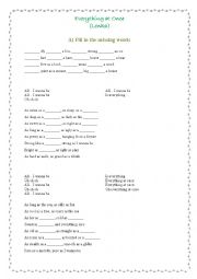 English Worksheet: Song: Everything at Once (Comparison AS .... AS)