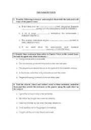 English Worksheet: The passive Voice