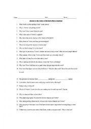 English Worksheet: Journey to the centre of the earth