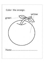 English Worksheet: FRUIT