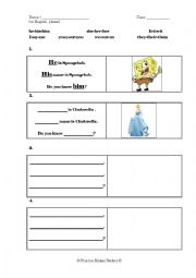 English Worksheet: A great activity for teaching pronouns (subject/object/possessive pronouns)