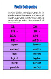 Prefix Categories