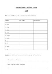 English Worksheet: Grammar Present Perfect and Present Simple Quiz