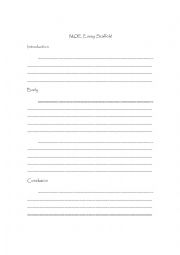 analytical essay scaffold template