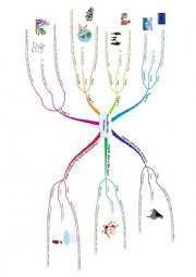 English Worksheet: Mind map - Conditionals - WIshes