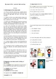 English Worksheet: Learning the modal verb with episode My name is Earl