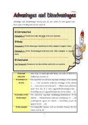 English Worksheet: Pros and Cons of the Internet