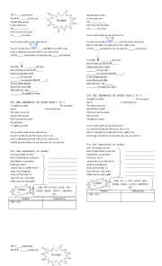 English Worksheet: song Glad you came- The wanted