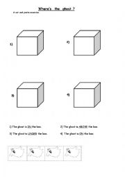 English Worksheet: Wheres the ghost?