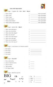 English Worksheet: Anna at the Supermarket                                                               