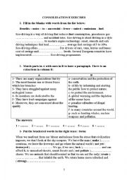 English Worksheet: grammar worksheets