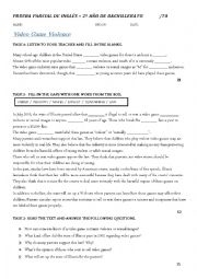 English Worksheet: Revision 5th grade