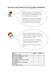 English Worksheet: descriptions