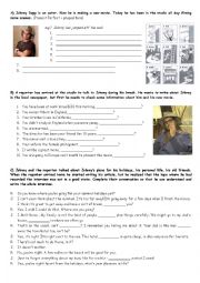 English Worksheet: Practise grammar with Johnny Depp