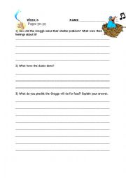 English Worksheet: The Magic Finger 3b