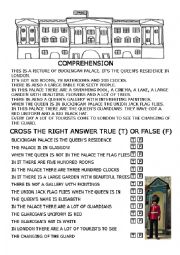 English Worksheet: buckingham palace