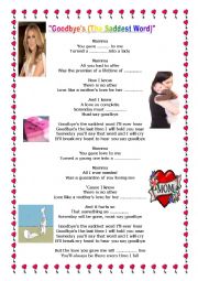 English Worksheet: a song about relationships
