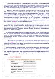 English Worksheet: Reading comprehension for Moroccan Bac students.