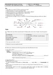 English Worksheet: Lesson Plan: Unit n4 / Lesson n 7: A Newscast ( 4th form, Tunisian Students )