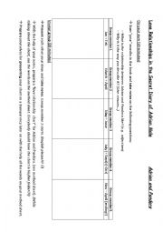 English Worksheet: Adrian Mole - Adrian and Pandora