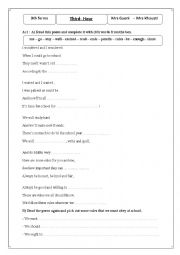 English Worksheet: school rules