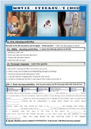 English Worksheet: MOVIE - CYBERBULLY (2012)