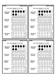 English Worksheet: shapes