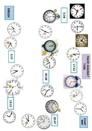 English Worksheet: Race against time