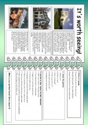 English Worksheet: Its worth seeing!