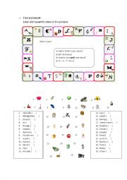 English Worksheet: alphabet