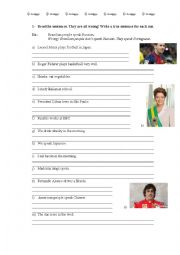 English Worksheet: Present simple - Negative form