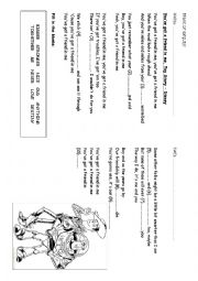English Worksheet: Toy Story Song