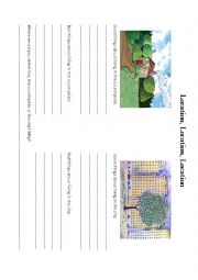 English Worksheet: Location, Location, Location