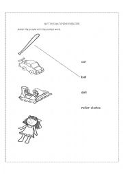 English Worksheet: toys