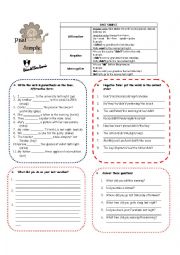 English Worksheet: PAST SIMPLE