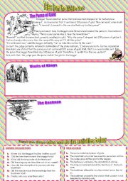 English Worksheet: Tales from the MiddleEast