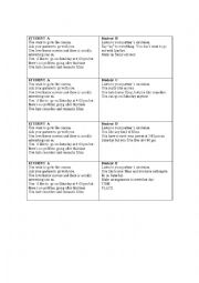 English Worksheet: role play situation