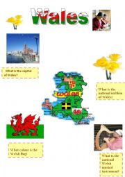 English Worksheet: wales