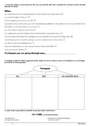 English Worksheet: The climb