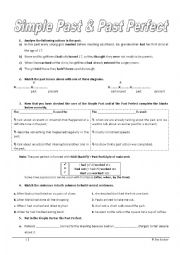 English Worksheet: Past Perfect