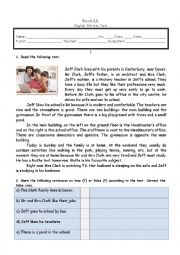 English Worksheet: Written Test