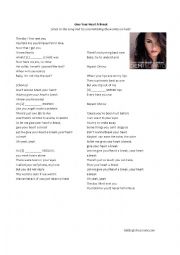 English Worksheet: Give your heart a break Demi Lovato