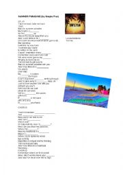 English Worksheet: Summer Paradise