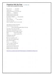 A good song to practise future simple tense using will