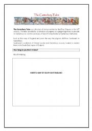 Canterbury tales worksheets