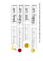 English Worksheet: Feelings