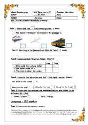 8th form mid term test 3